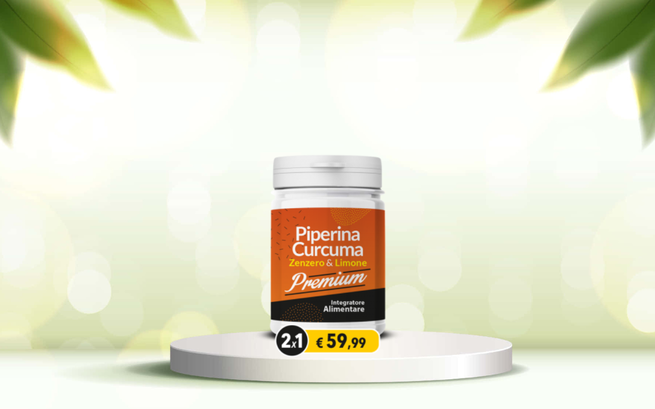 Prova Piperina e Curcuma Premium: detox naturale per benessere e dimagrimento