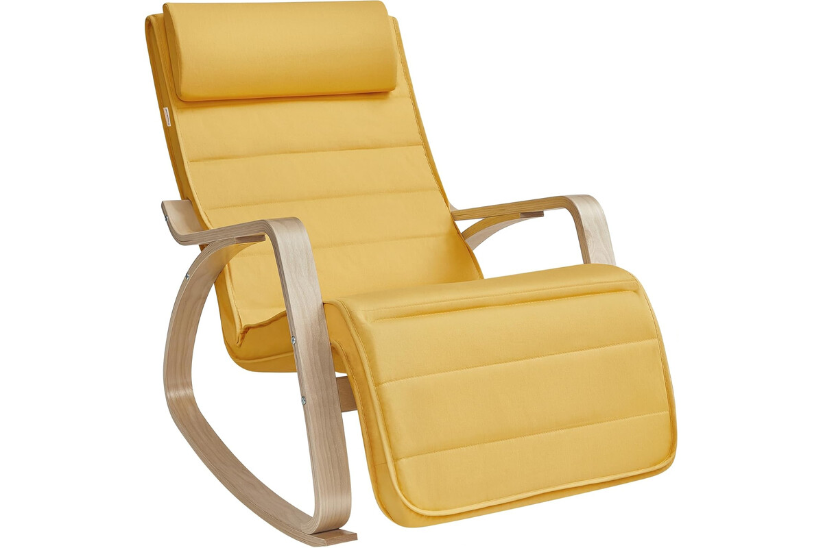 Risparmia ora sulla poltrona a dondolo SONGMICS: comfort elegante in offerta speciale per pochi giorni