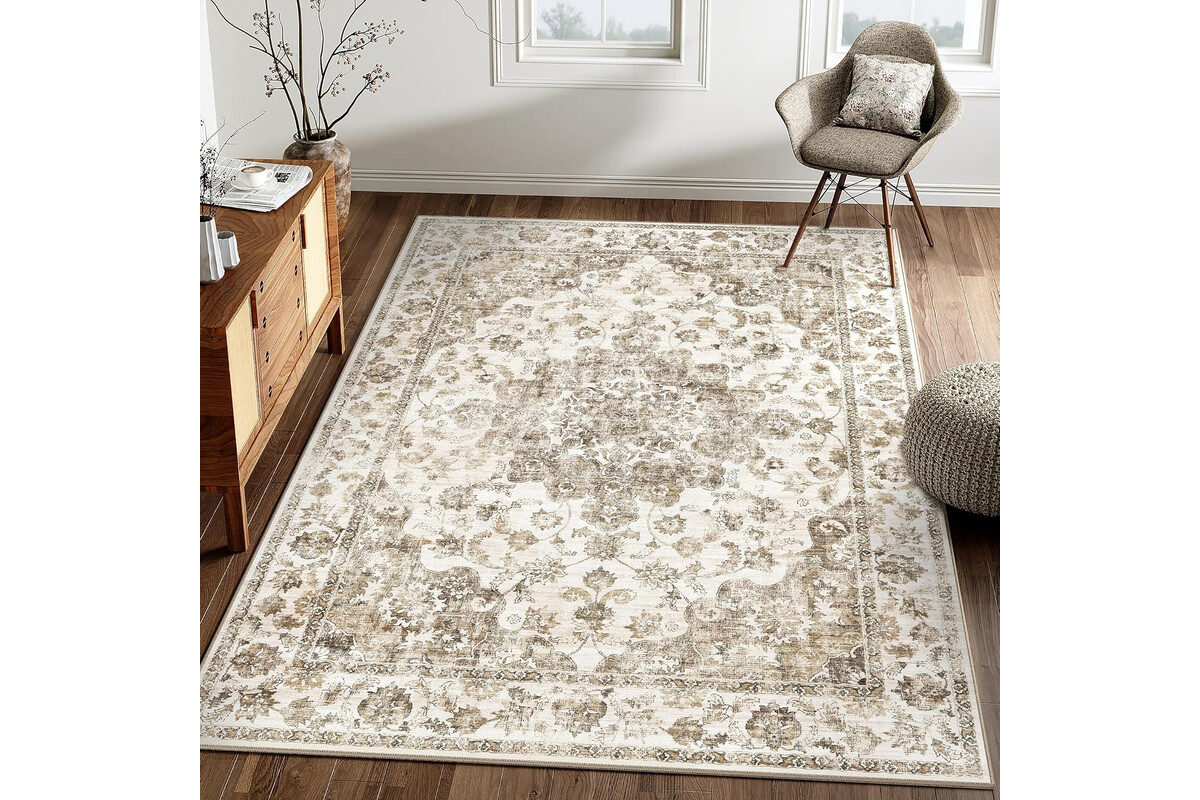 Risparmia ora sul tappeto vintage huger: grande formato, stile unico e lavabile in offerta speciale